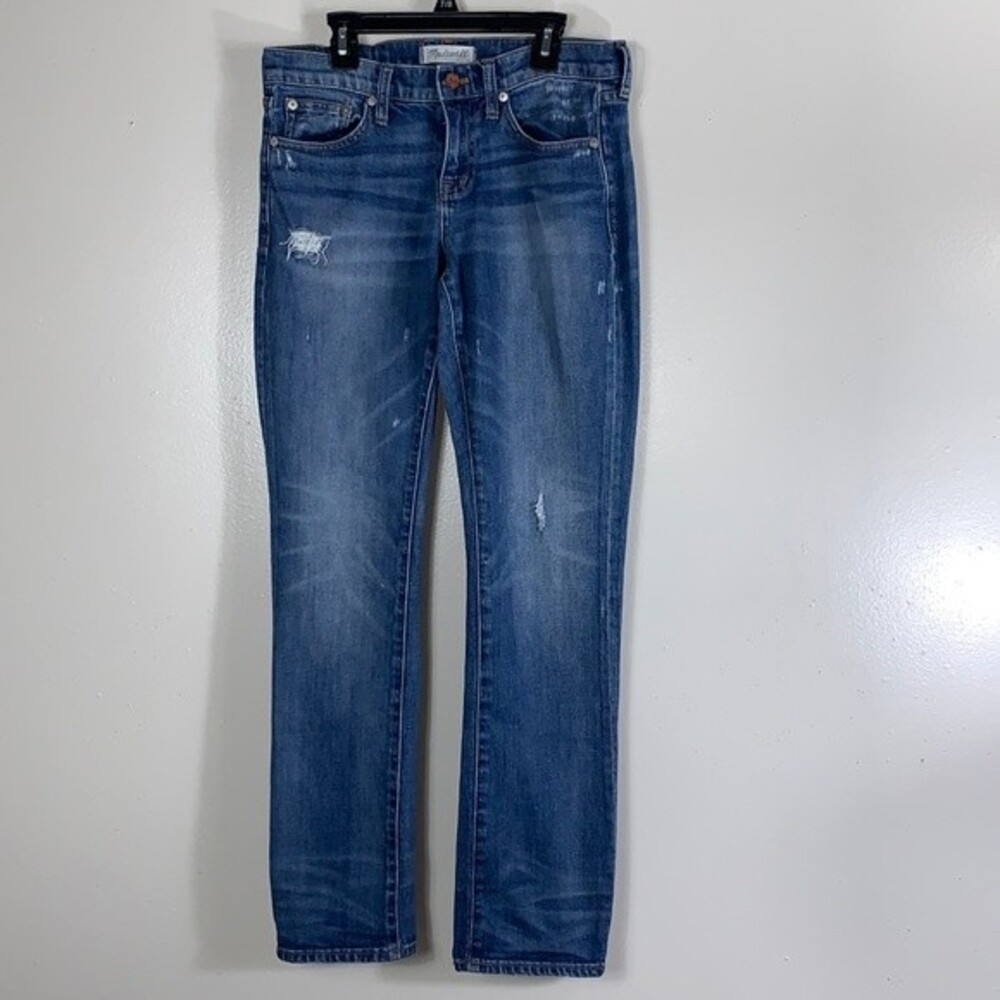 Madewell Blue Distressed Slim Boy Women's Jean Pants Size 25